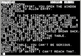 AppleII Zork - Infocom 1980