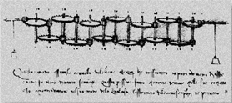 Rechenmaschine von Leonardo da Vinci 427 v.Chr.
